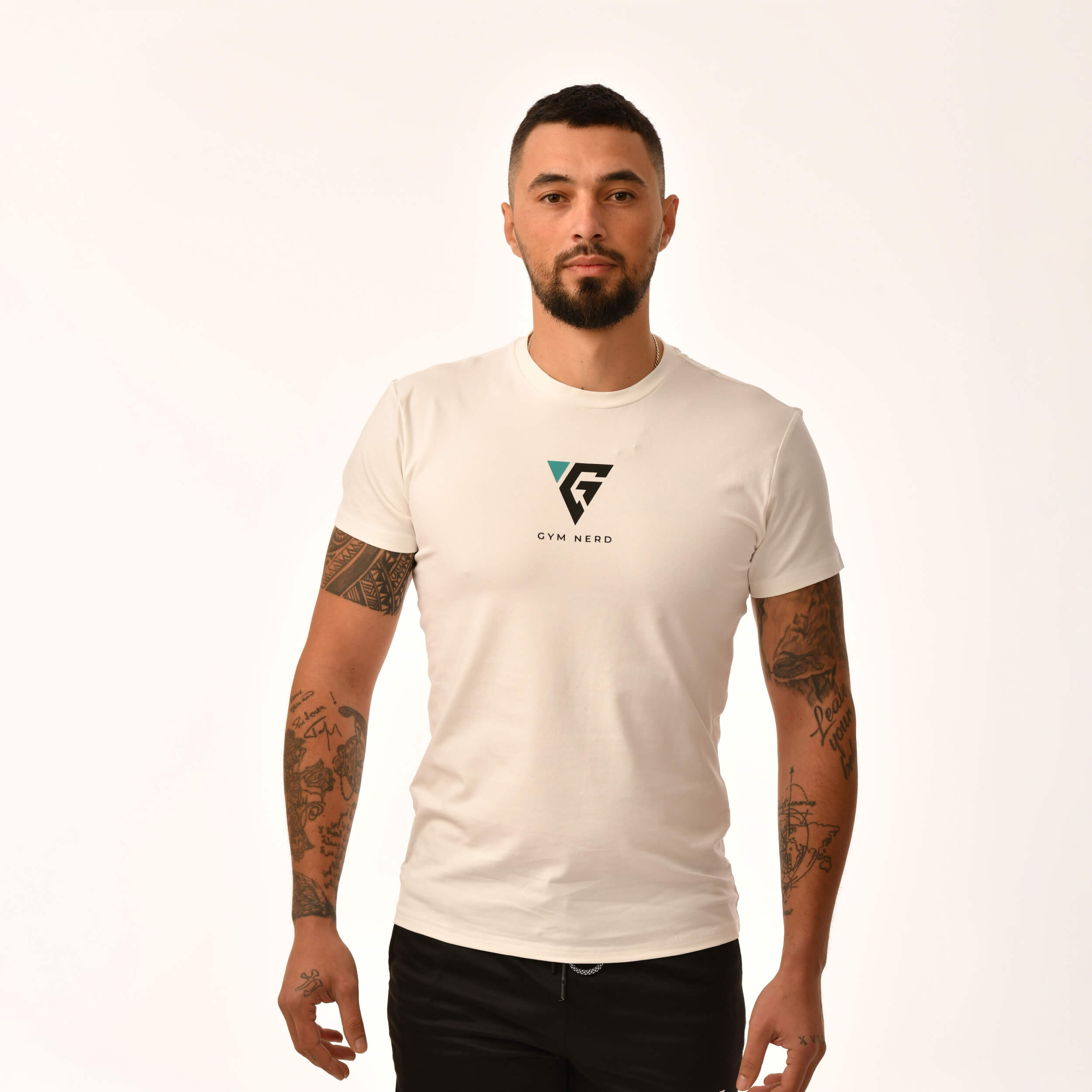 Gym Nerd White Tshirt